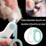 LED Light Pets Dog and Cat Nail Cutter Professional Grooming Tool for Tiny Pet