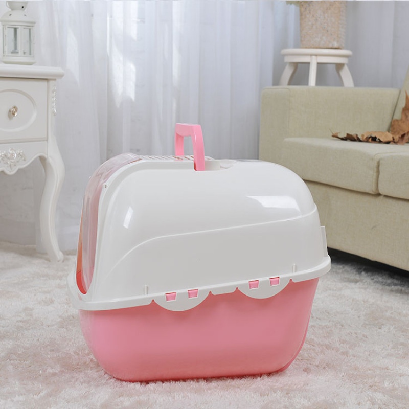Wholesale Factory Price Toilet Abs Plastic Quick Cleaning Indoor Pet Cat Litter Box