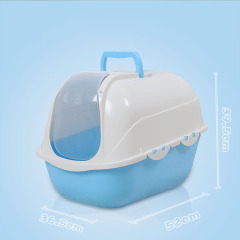 Wholesale Factory Price Toilet Abs Plastic Quick Cleaning Indoor Pet Cat Litter Box