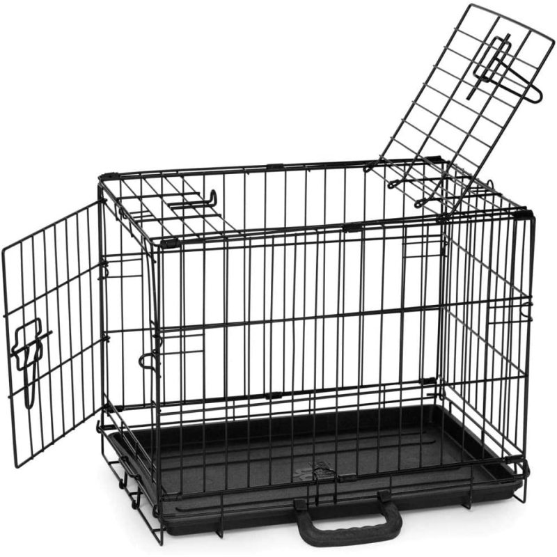 Double Door Wire Dog Crate Pet Products