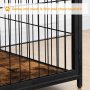 Wooden Dog Crate Dog Kennels Decorative Mesh Pet Crate End Table for Dog