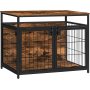 Wooden Dog Crate Dog Kennels Decorative Mesh Pet Crate End Table for Dog