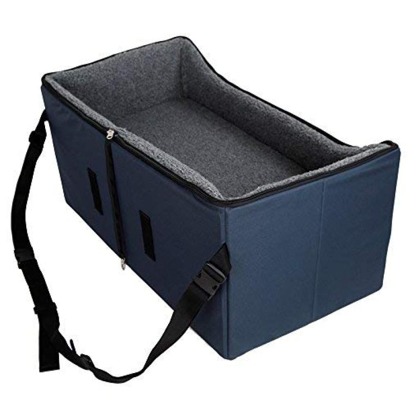 Pet Lookout Booster Car Seat/Raised Pet Bed at Home for 2 Small Dogs, Cats and Large Dog