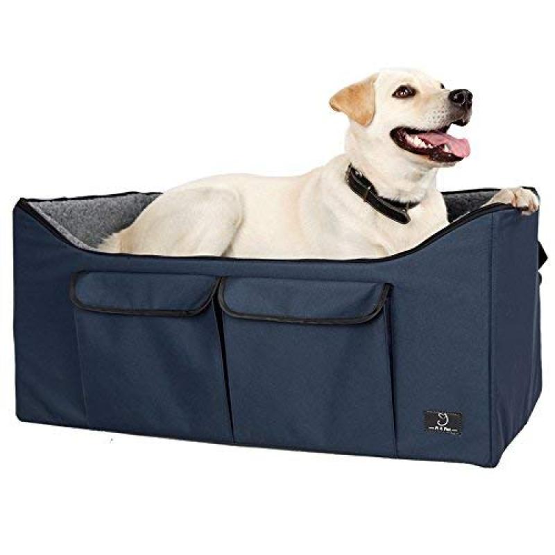 Pet Lookout Booster Car Seat/Raised Pet Bed at Home for 2 Small Dogs, Cats and Large Dog
