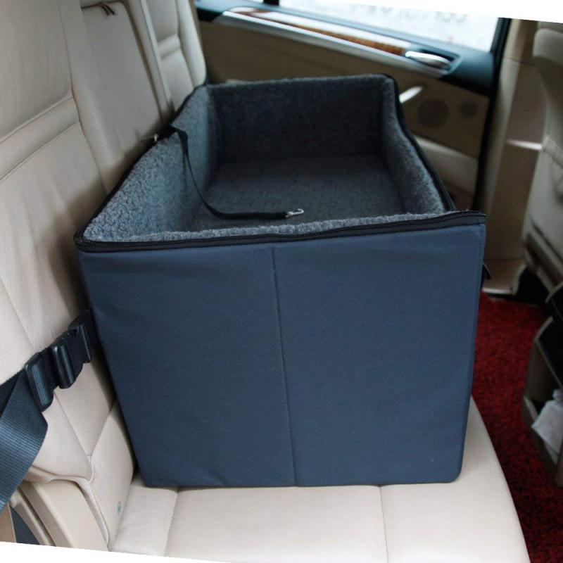 Pet Lookout Booster Car Seat/Raised Pet Bed at Home for 2 Small Dogs, Cats and Large Dog
