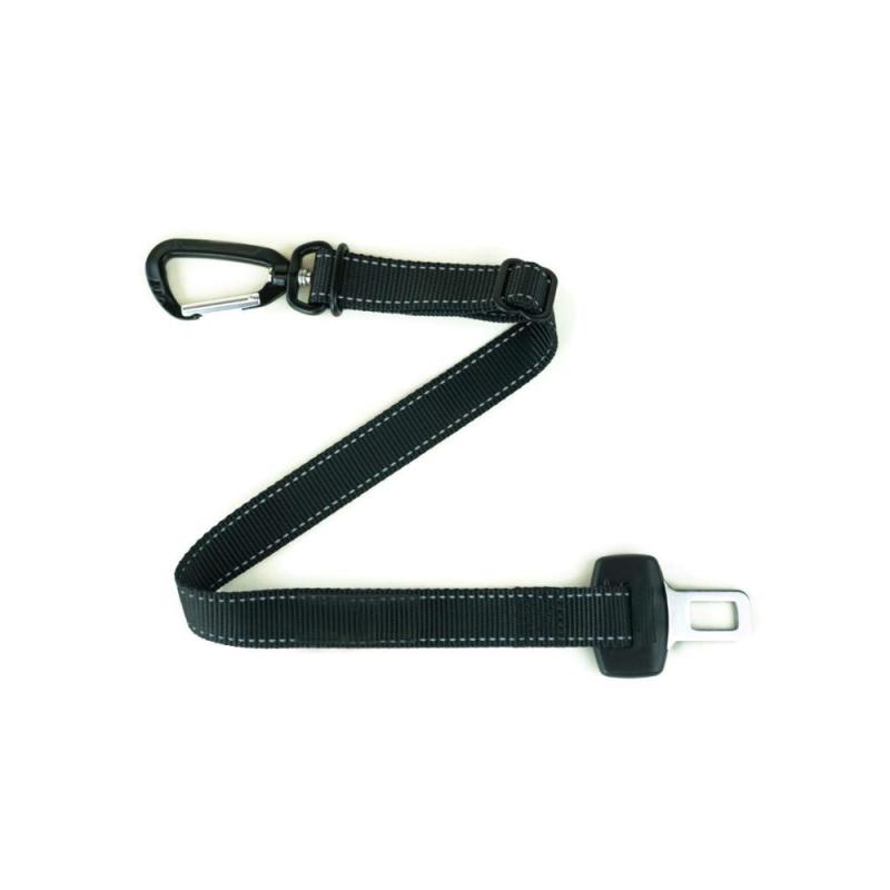 Sicherheitsgurt für Hundesitze aus menschlichem Sicherheitsgurtmaterial, komplett aus Metall mit verstellbarer Gurtlänge