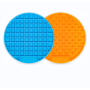 Pet Calming Dog Treat Pads Circle Pet Licking Mat Slow Feeder Cat Training Perfect