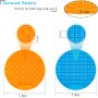 Pet Calming Dog Treat Pads Circle Pet Licking Mat Slow Feeder Cat Training Perfect