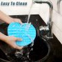 Pet Calming Dog Treat Pads Circle Pet Licking Mat Slow Feeder Cat Training Perfect