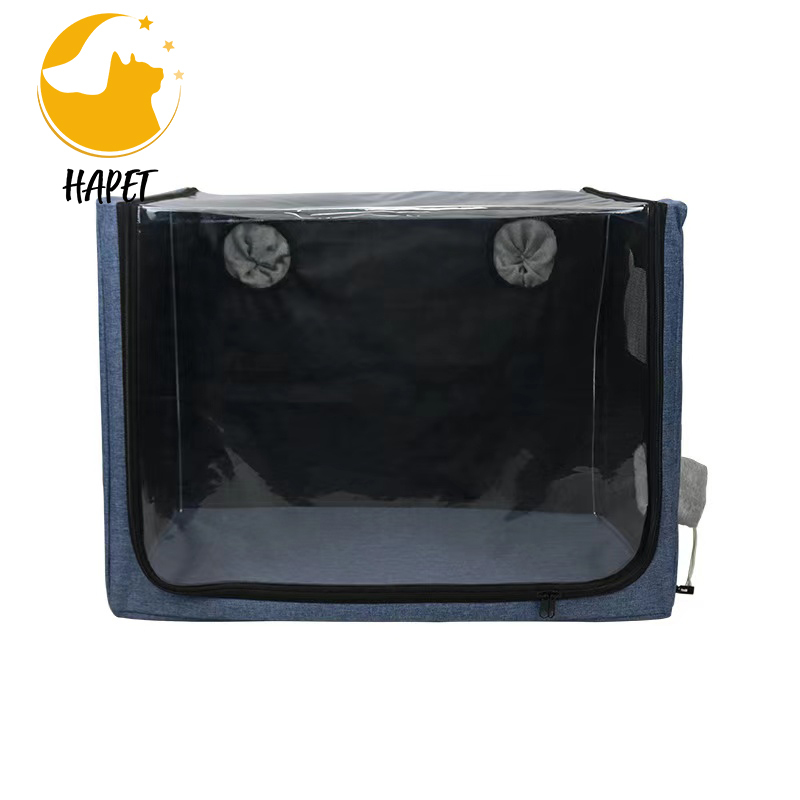 Pet nebulizer cough respiratory diseases foldable atomization cat and dog bath drying box manufacturers wholesale