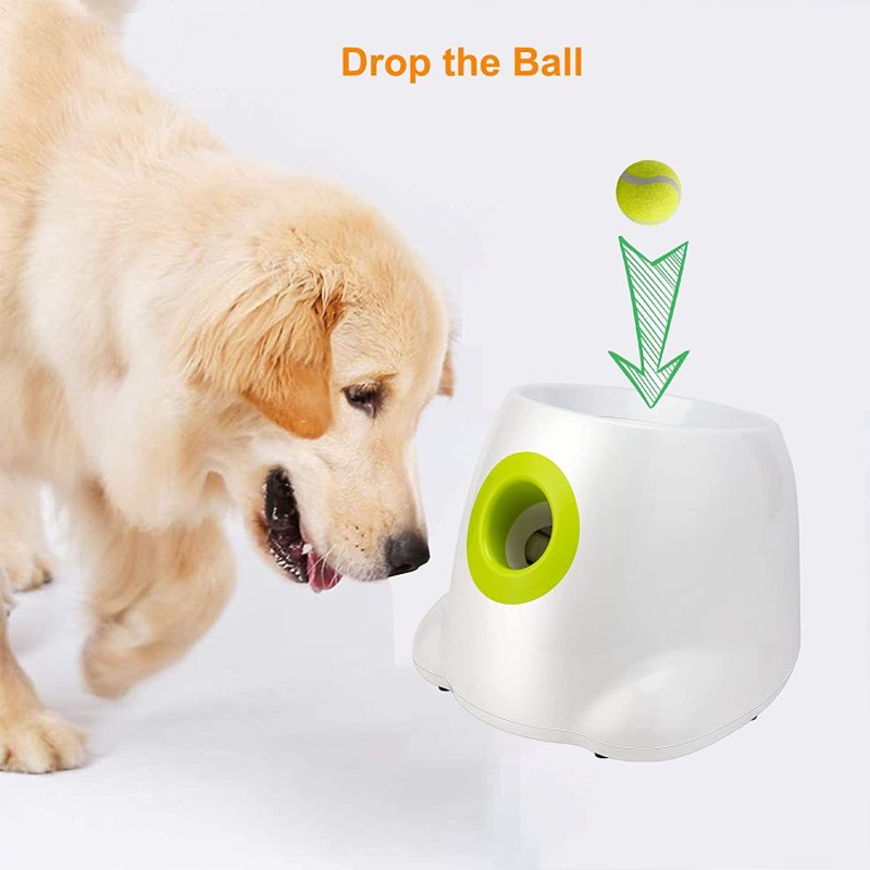 Automatic Toys Dog Ball Launcher Interactive Outside Thrower Machine for  Dogs