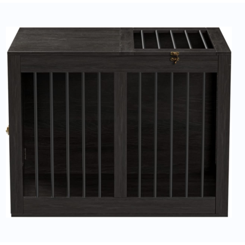 Modern Design Dog Crate Double Doors Dog Kennel Furniture Style