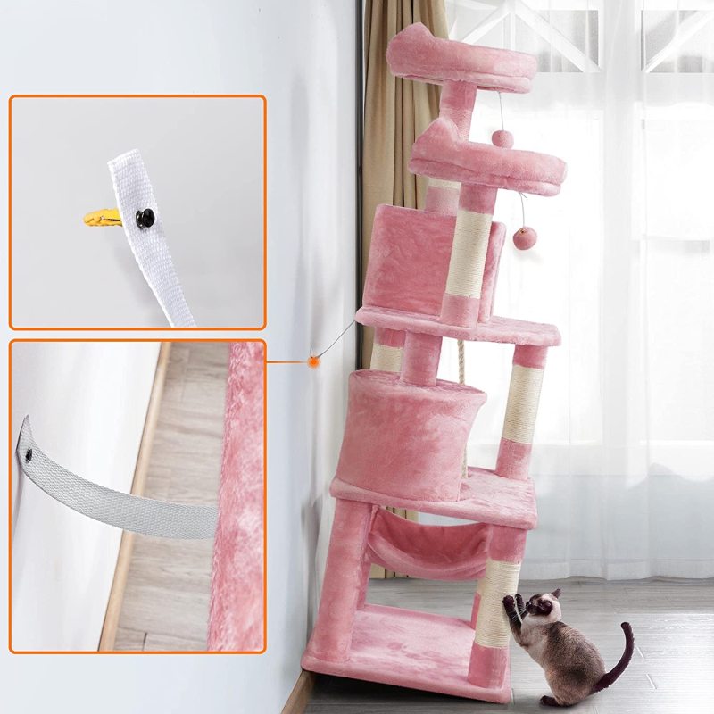Cat Tree Cat Towers with Platform & Hammock Pet Supplies