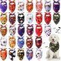 Dog Bandanas Halloween for Pet Scarf Halloween Accessories for Large Medium Small Puppy