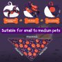 Dog Bandanas Halloween for Pet Scarf Halloween Accessories for Large Medium Small Puppy