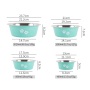Non Slip Dogs Feeding Bowls Pet Food Feeding Bowl Stainless Steel Anti Slip Dog Cat Bowl