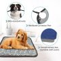 Pet Heating Pad Cat Waterproof, with Smart Thermostat Switch, Adjustable Dog Heating pad , with Chew resistant