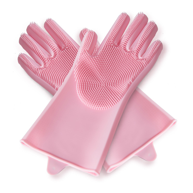 Pet Grooming Mitt Dog Cat Brush Dog Bathing Shampoo Mitt Silicone High Density Eco-Friendly