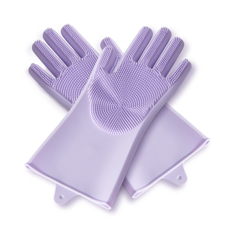 Pet Grooming Mitt Dog Cat Brush Dog Bathing Shampoo Mitt Silicone High Density Eco-Friendly
