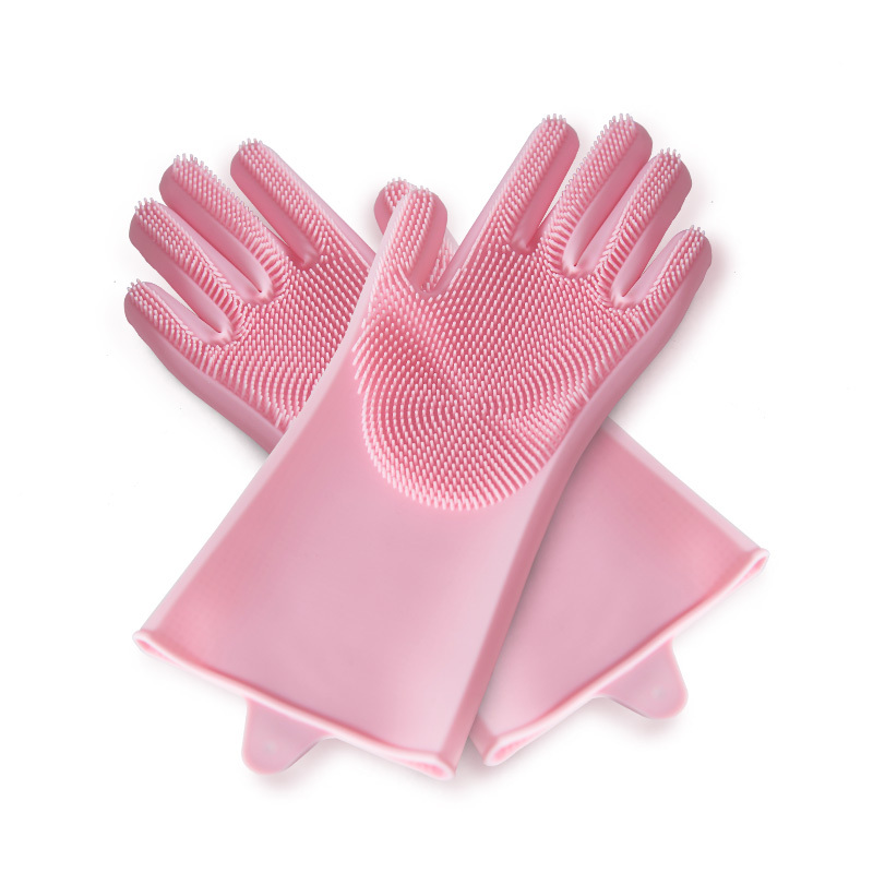 Pet Grooming Mitt Dog Cat Brush Dog Bathing Shampoo Mitt Silicone High Density Eco-Friendly