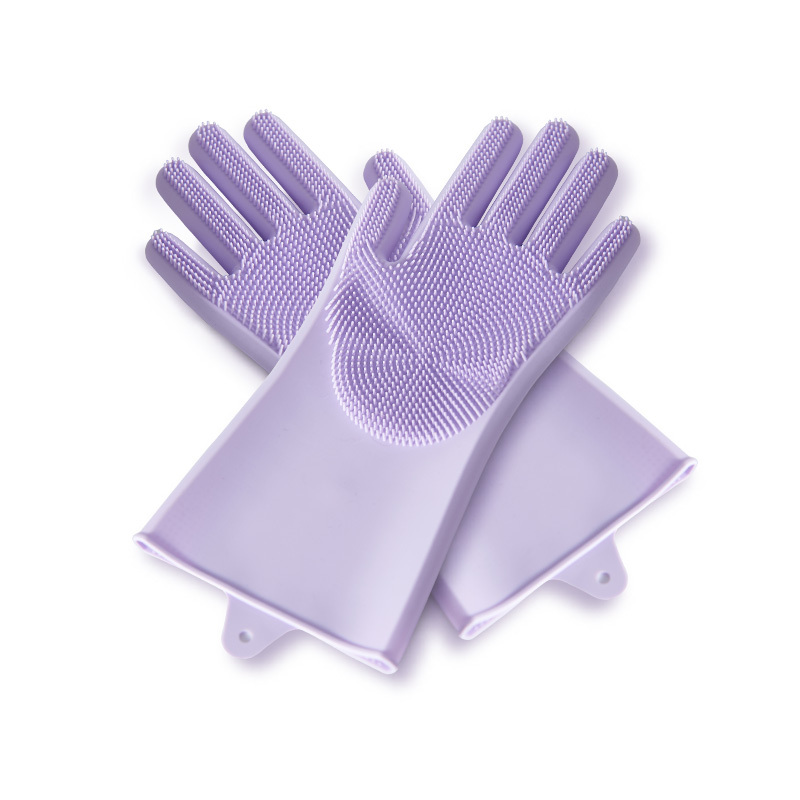 Pet Grooming Mitt Dog Cat Brush Dog Bathing Shampoo Mitt Silicone High Density Eco-Friendly