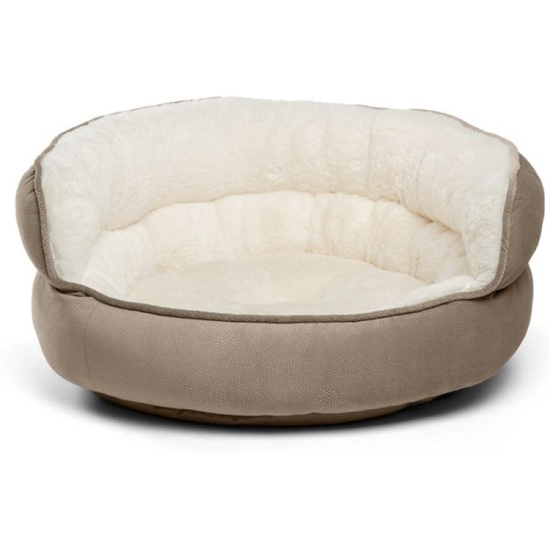 Pet Sofa Woven Bed for Deep Sleep Warmth Throne Cuddler Bolster Cat Dog Bed Pet Beds for Dogs Cats