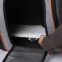 Perfect for hiking Pet Products Backpack Pet Carrier Gray