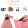 Safety Belt  Zipper Pet Sling Carrier Adjustable Padded Shoulder Strap