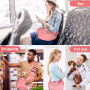 Safety Belt  Zipper Pet Sling Carrier Adjustable Padded Shoulder Strap