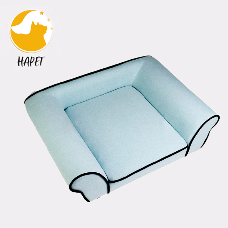 Removable Washable  Velvet Pet Couch for Small Dog Cat Pet Ultra Plush Snuggle Pet Bed Sofa