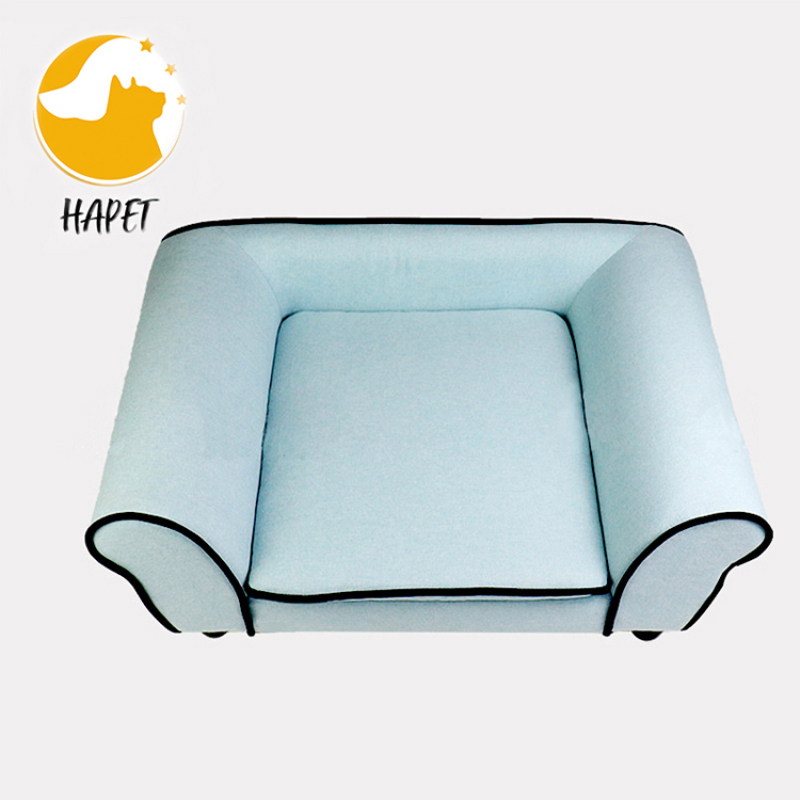 Removable Washable  Velvet Pet Couch for Small Dog Cat Pet Ultra Plush Snuggle Pet Bed Sofa