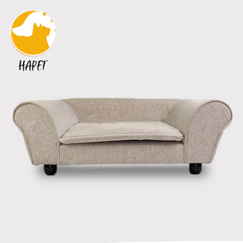 Removable Washable  Velvet Pet Couch for Small Dog Cat Pet Ultra Plush Snuggle Pet Bed Sofa