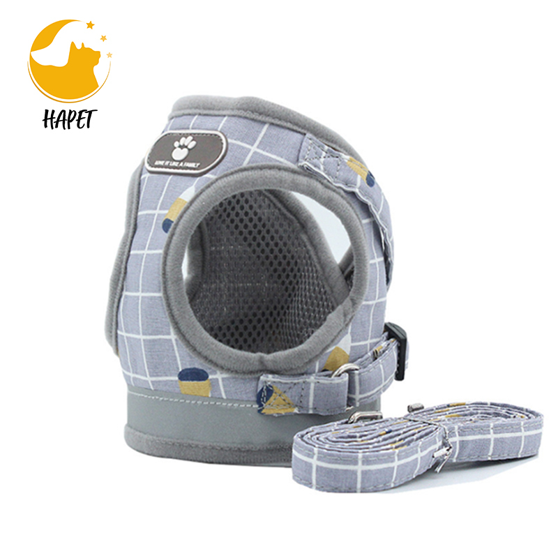 Dog Harness Updated Style Soft Mesh Breathable Vest Harness with Leash