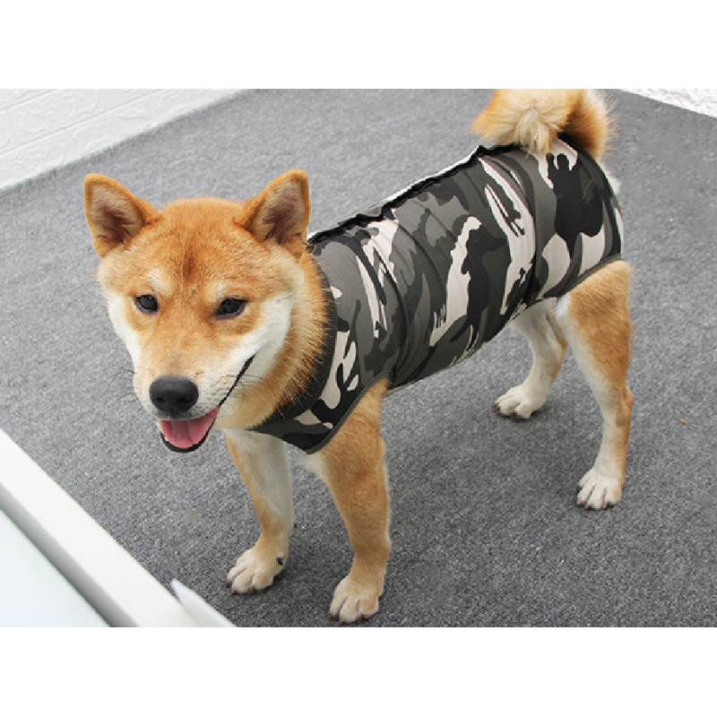 Recovery Suit for Dogs Cats After Surgery Male Female Dog Abdominal Wounds Bandages Cone E-Collar Alternative
