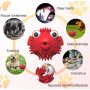 Dog Chew Toys for Aggressive Chewers,Large Medium Breed Teeth Grinding Indestructible Squeak Relieve