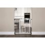 Extra Wide Walk Through Pet Gate with Small Pet Door Pet Gate Pressure Mount Kit and Wall Mount Kit