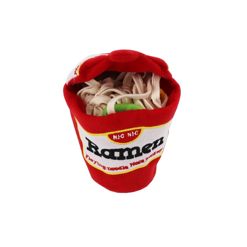 Wholesale High Quality Red Interactive Shoelace Pet Dog Bite Chewing Plush Toys
