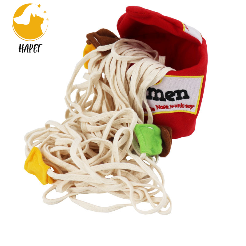 Wholesale High Quality Red Interactive Shoelace Pet Dog Bite Chewing Plush Toys