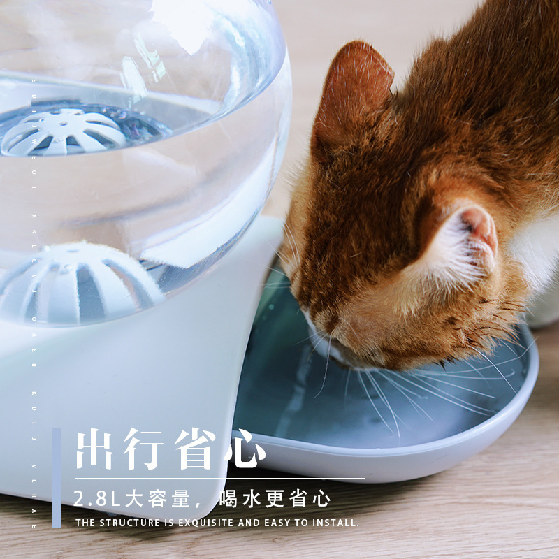 Pet Water Dispenser Station Replenish for Dog Cat Animal Automatic Gravity Water Drinking Fountain Bottle Bowl