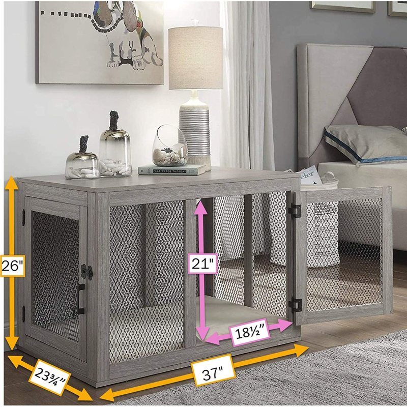 Furniture Designed as an End Table or Night Stand Dog Crate Great for Small to Medium Sized Dogs