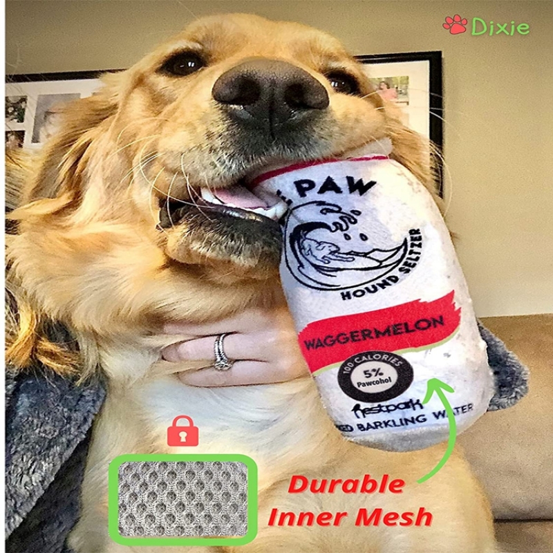 White Paw Dog Toys Funny Cute Plush Dog Toys with Squeaker