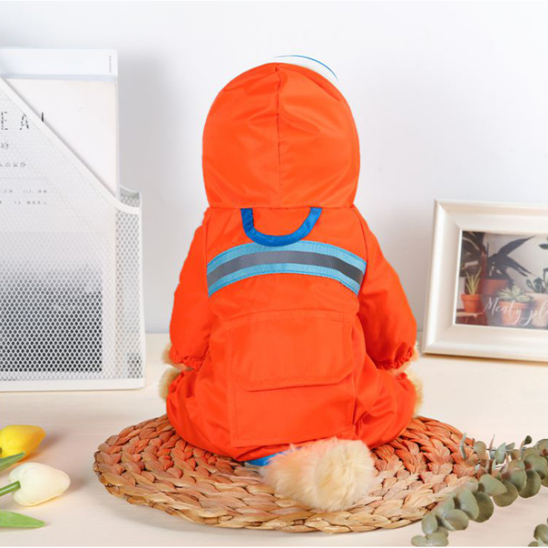 Dog Raincoat Pet Waterproof 4 Leg Rain coat with Hood  Lightweight Dog Rain Poncho for Small Medium Large Dogs