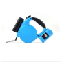 Retractable nylon strap with led light for dog pets accessories
