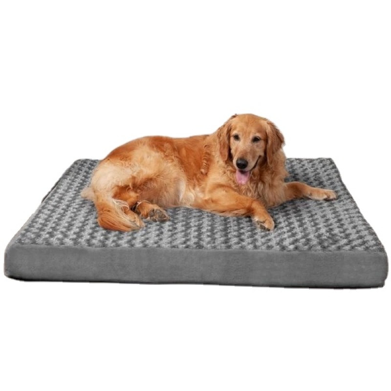 Plush Orthopedic Deluxe Dog Bed Cat Dog Bed Removable Cover Warming Pet Beds with Cushion Cover Removable