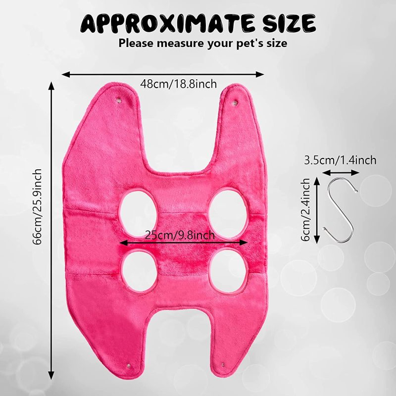 Pet Hammock Helper Towel Dog Grooming Hammock Pet Restraint Bag Multifunctional Pet Cat Bath Towel Dog for Bathing Washing Groom