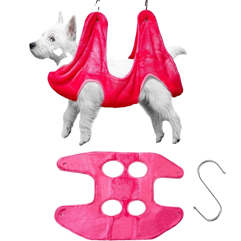 Pet Hammock Helper Towel Dog Grooming Hammock Pet Restraint Bag Multifunctional Pet Cat Bath Towel Dog for Bathing Washing Groom