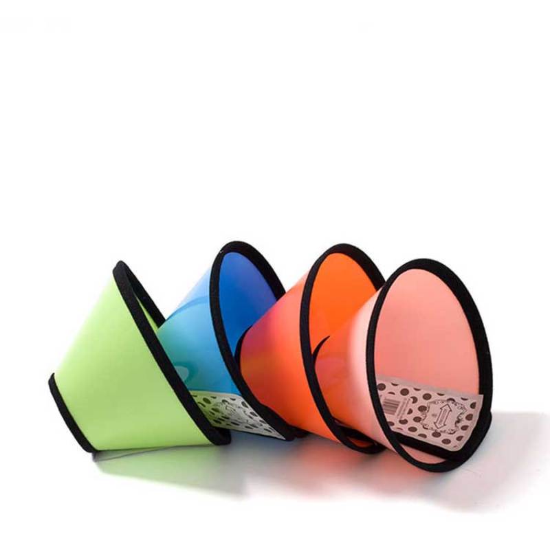 New Adjustable Pet Cone Pet Recovery Collar Comfy Pet Cone Collar Safety Practical Plastic Protective Elizabethan Dog Collar