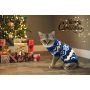 Cat Christmas Sweater Dog Christmas Sweater Cat Knitwear Xmas Clothes Blue Christmas Red Sweaters with Diamond Plaid Pattern