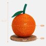 Orange Cat Scratching Post with Sisal Rope Cat Tree Pet Products