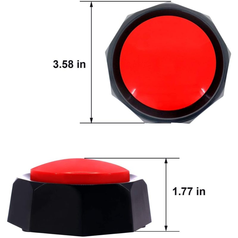 Dog Training Buzzer Recordable Button
